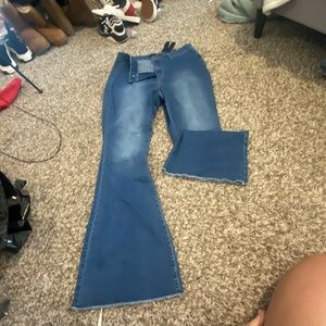 High rise flare curvy jeans size 14